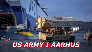 US Army ankommer til Aarhus [upl. by Aerdno316]