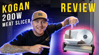 kogan 200w meat slicer review [upl. by Naitirb]