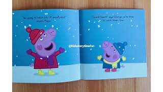 PEPPA PIG  Cold Winter Day ❄️☃️🥶🧣I Read Aloud Kids Story Book I peppapigbooks peppapig read [upl. by Eseyt]