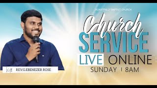 English Service  RevGEbenezer rose  Kukatpally Baptist Church  29th Sep 2024 [upl. by Lani635]