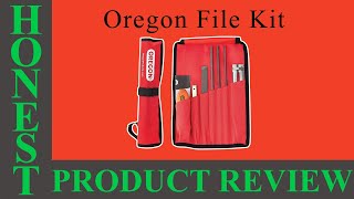 Oregon Universal Chainsaw Field Sharpening File Kit Honest Product Review [upl. by Ahsienar]