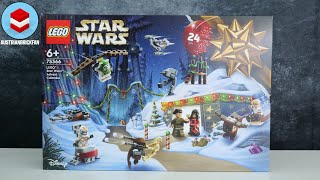 LEGO Star Wars 75366 Star Wars Advent Calendar 2023 Speed Build Review [upl. by Zile]