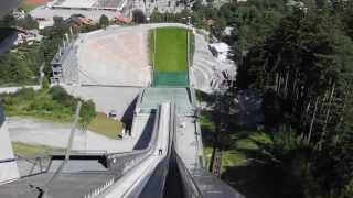 Innsbruck  Bergisel Ski Jump  Summer 2013 Trainnings [upl. by Paley402]