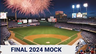 Final Full 2024 MLB Mock Draft Going 64 Picks Deep Discussing Sleepers and Hot Rumors on Draft Day [upl. by Yedrahs]