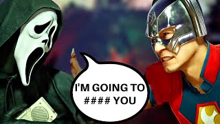 NEW Ghostface vs Peacemaker intro dialogue  Mortal Kombat 1 [upl. by Sivie]