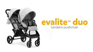 Joie evalite™ duo  Tandem Pushchair For Newborns amp Toddlers  ParentFavourite Double Pushchair [upl. by Say]