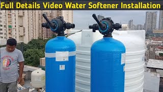 Water Softener Installation In Hindi  Full details video  Water Softener for Home [upl. by Dru977]