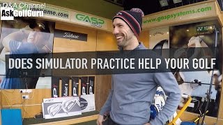 Does Simulator Practice Help Your Golf [upl. by Anneehs115]