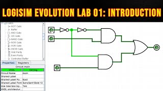 Logisim Evolution Lab01 Introduction [upl. by Paige]