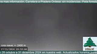 Webcam situada en Torla  Ordesa Al fondo entrada al valle de Ordesa y valle de Bujaruelo Directo [upl. by Also]