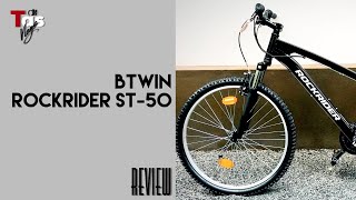 Btwin Rockrider ST50  Review  Tas vlogs [upl. by Kitarp]