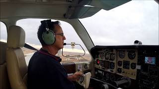 Australian Beechcraft Bonanza A36 IDE First Solo Cockpit Takeoff [upl. by Llerruj812]