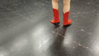 Apple Jacks line dance step demonstrated [upl. by Lita]