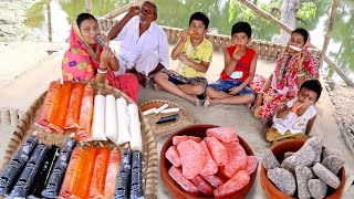 সাধারণ লজেন্স দিয়ে ছোটবেলার স্মৃতি জড়িত 1টাকার পেপসি রেসিপি  ice cream recipe [upl. by Jacobina453]