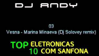 TOP 10 ELETRONICAS COM SANFONA [upl. by Koal319]