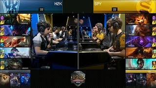 H2K vs SPY Game 4 Highlights  SPLYCE vs H2K EU LCS PLAYOFF SEMIFINAL 1 Summer 2016 [upl. by Stochmal]