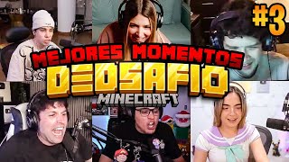 MEJORES MOMENTOS EN DEDSAFIO MINECRAFT 3 DIA 3 [upl. by Enerol928]