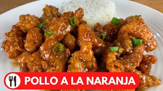 POLLO A LA NARANJA ESTILO CHINO  SUPER DELICIOSO [upl. by Finstad]