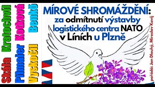 Nechceme vojenské základny NATO na území ČR  Setkání vlastenců v Plzni 28 května 2024 [upl. by Rihana]