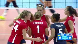 Ukraine v USA  Bronze Medal Match Women Volleyball [upl. by Dlonyar762]