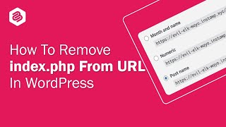 How To Remove indexphp From URL In WordPress [upl. by Kcirdec]