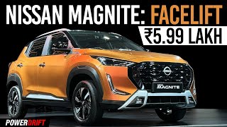 2024 Nissan Magnite Launched at Rs 599 lakh  Whats New for 2024  PowerDrift QuickEase [upl. by Azaleah570]