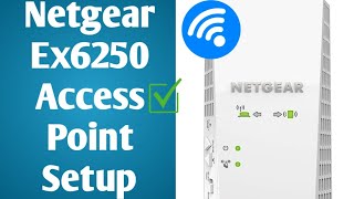 Setup Netgear Ex6250 As Access Point  How To Setup Netgear extender In AP Mode [upl. by Tremml]