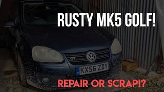 I BOUGHT THE UKS RUSTIEST MK5 VW GOLF [upl. by Aicertap]