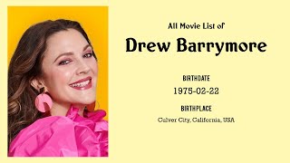 Drew Barrymore Age Children Net Worth Height Relationships ExHusband Biography [upl. by Godrich631]