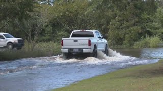 Several areas in Carteret County flooded after heavy rainfall [upl. by Tergram]