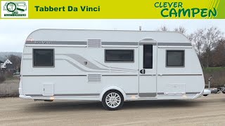 Tabbert DaVinci 500 KD 2021  Perfekter Grundriss für die Familie  TestReview  Clever Campen [upl. by Artemed]