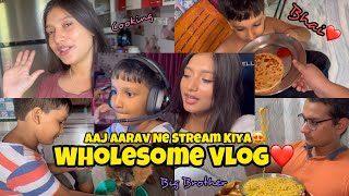 Humara Future Streamer Taiyaar Hai😍 Dono Bhai Ne Naak Me Dam Kar Diya🥹 vlog62 [upl. by Penoyer]