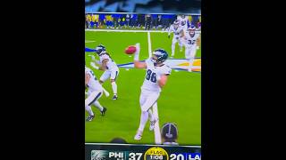 Dallas Goedert swats onside kick😂 nfl [upl. by Danila]