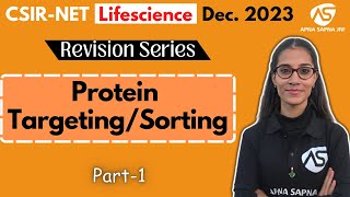 Protein Sorting in Cell  Cell Biology  CSIRNET LIFESCIENCE [upl. by Ahtebat]