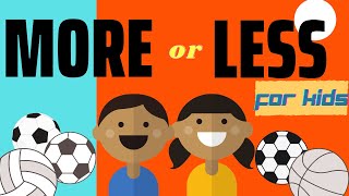 HOW TO TEACH KIDS THE DIFFERENCE OF MORE VS LESS  EARLY LEARNING  toddler homeschool [upl. by Ecirad69]