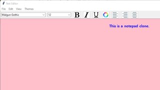 1Notepad Clone Using Python  Step By Step Tutorial From Scratch [upl. by Trebornhoj]
