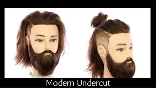 Modern Undercut Haircut Tutorial  TheSalonGuy [upl. by Adlog308]