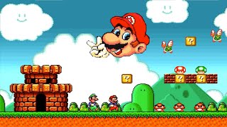 Super Mario All Stars ENHANCED Super Mario Bros 1  Part 1 [upl. by Nelra]