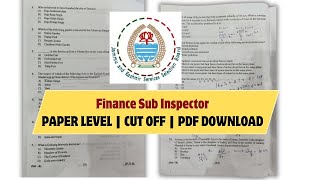 Finance Sub Inspector paper analysis and cut off  Jkssb Online tutorial [upl. by Evol581]