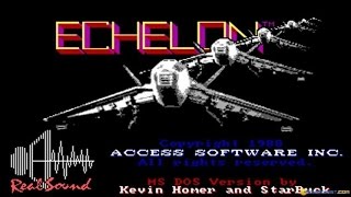 Echelon gameplay PC Game 1987 [upl. by Alfi]