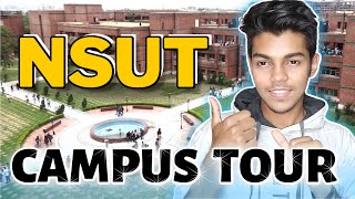 Best ever campus tour of NSUT  145 Acres Beautiful Campus  NSUT Delhi [upl. by Tekcirc]