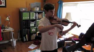 Hes a Pirate from Pirates of the Caribbean Motion Picture Violin Solo [upl. by Aneis]