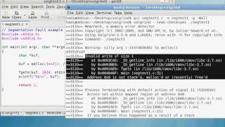 Valgrind  Live Debugging Examples [upl. by Acsicnarf728]