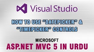 ASPNET MVC 5 Tutorial In Urdu  How to add DatePicker and Timepicker Controls [upl. by Imoan]