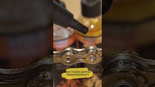 Effective way of applying dry lube in bicycle chain [upl. by Magel559]