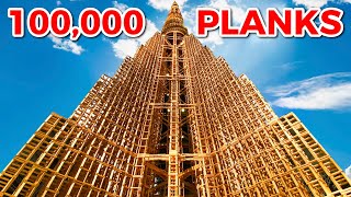 WORLD RECORD Kapla Tower Collapse BREATHTAKING [upl. by Shugart593]