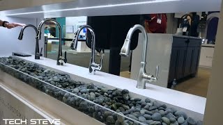 MOEN Kitchen Touchless Faucet CES 2022 [upl. by Ecilahs]