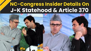 Jammu Kashmir Election Results 2024 Ghulam Ahmad Mir Clarifies NCCongress Stance On JampK Statehood [upl. by Olifoet47]