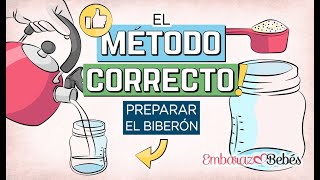 🍼😰 Cómo PREPARAR EL BIBERÓN al bebé correctamente  Lactancia artificial [upl. by Annaira]