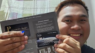 I Got My FREE Priority Pass Membership with my RCBC Visa Platinum Credit Card  ReyRey Tinaco PH [upl. by Nosrac]